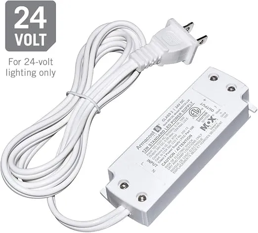 Armacost Lighting 850120 24 Volt LED Power Supply, White