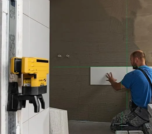 STABILA 03265GP Green Beam Laser System,LAX50G with Pole