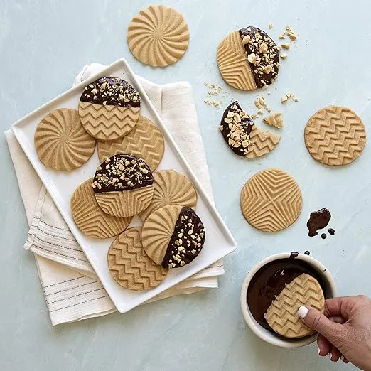 Nordic Ware Geo Cast Cookie Stamps