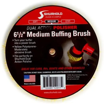Shurhold 6-½" Medium Brush f/Dual Action Polisher