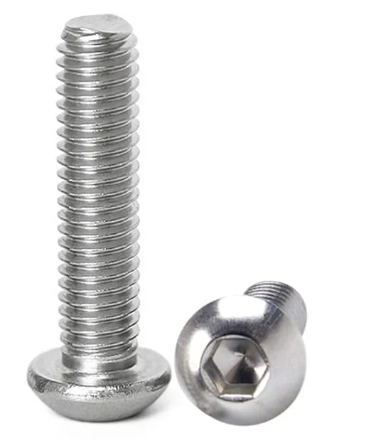 M3x10mm Button Head Hex Socket Cap Screws,Full Thread,304 Stainless Steel Bolts Screws 100pcs (M3x10mm)