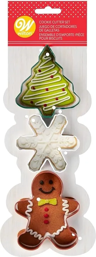 Wilton Holiday Metal Cutter Set of 3