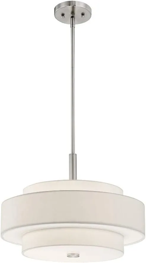 Livex Lighting 50874-07 Meridian 4-Light Pendant, Bronze