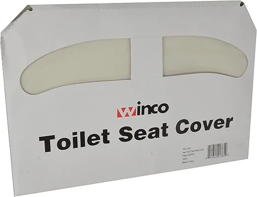 Winco Toilet Seat Cover Paper, 250/Pack (38226)