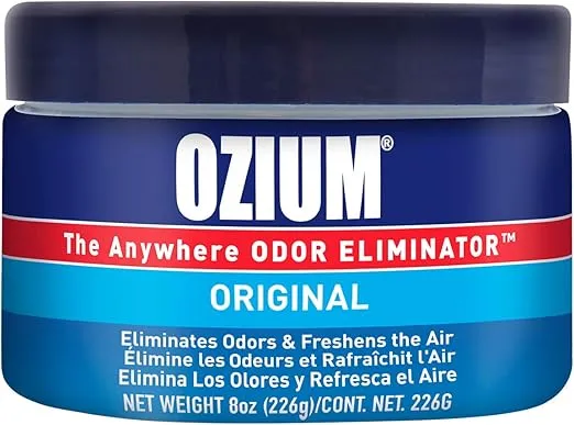 Ozium 8 Oz. 1 Pack Odor Eliminating Gel for Homes, Cars, Offices and More