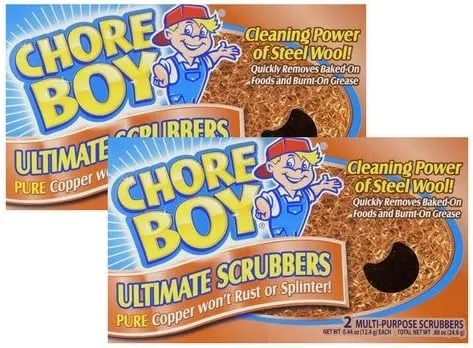 Chore Boy Copper Scouring Pad 4 Count