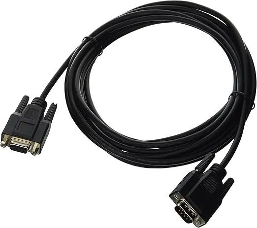 C2G / Cables To Go C2G 52032 DB9 M/F Serial RS232 Extension Cable, Black (15 Feet, 4.57 Meters)
