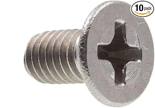 Prime-Line 9121136 Machine Screws, Metric, Flat Head, Phillips Drive, M4-0.7 X 8MM (10 Pack)