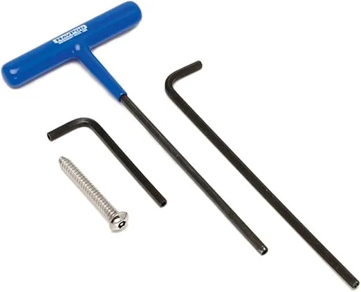 TPK300 TamperProof Wrench Set (Fits All Generations of NavPod Security Screws). Includes Two 5" L-Handle Wrenches and 6" Vinyl Grip T-Handle Wrench.