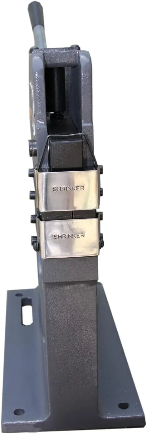 KAKA INDUSTRIAL Stretcher Shrinker, SS-16 Metal Shrinker Stretcher with a Hand-operated Lever, 16 Gauge Mild Steel, 8-Inch Throat Depth, Stretcher with Two Sets of Jaws