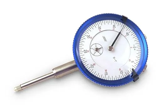 Magnetic Base with Fine Adjustment & SAE Dial Test Indicator & 22 Piece Anvile Point Set with 0.0005: Resolution (Half a Thousandth), 1" Travel, Accuracy 0.001" per 1" Mag Base MBDIAP