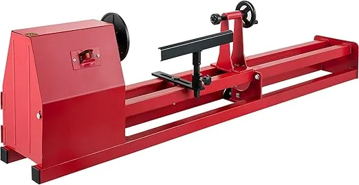 Vevor Wood Lathe 14" x 40", Power Wood Turning Lathe 1/2HP 4 Speed 1100/1600/2300/3400RPM, Benchtop Wood Lathe with 3 Chisels Perfect for High Speed Sanding and Polishing of Finished Work - Amazon.com