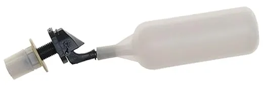 Kerick Valve M252 PVC Mini Float Valve, Tank Mount, Fixed Arm, 1.5 gpm at 60 psi, 1/4" Tube
