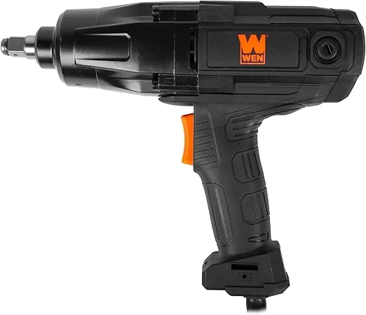 WEN Two-Direction Corded Impact Wrench, 7.5-Amp with 1/2-Inch Hog Ring Anvil (48108)