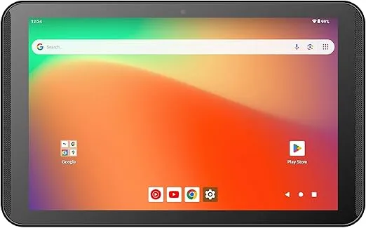 Tablet 10 Inch Android 13 Tablets, Prestige Elite 10QH 10.1 Inch HD IPS Tablet, 64GB Storage, 2GB RAM, Quad-Core Processor - Black