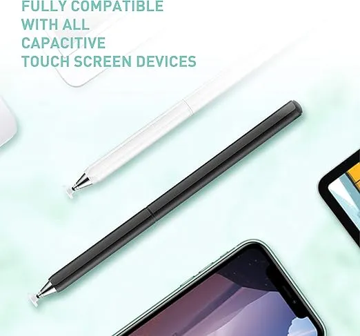 Stylus Pens for Touch Screens, Universal High Sensitive & Precision Capacitive Disc Tip Touch Screen Pen Stylus for iPhone/iPad/Pro/Samsung/Galaxy/Tablet/Kindle/iWatch.
