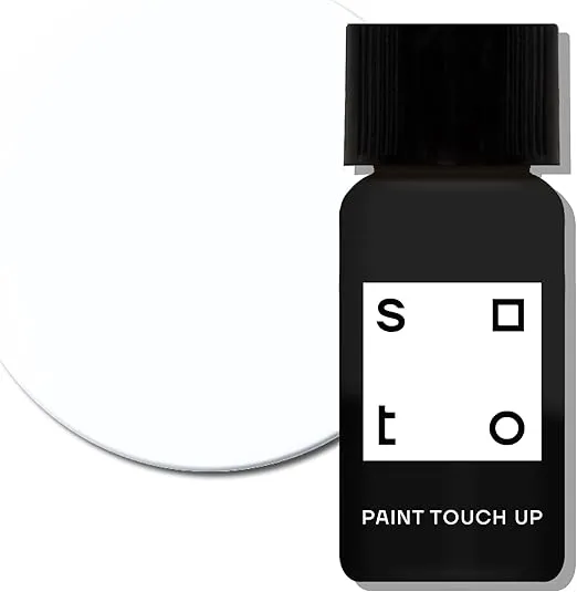 soto White Paint Touch Up, Appliance + Porcelain, High-Gloss Finish (No. 01 Perfect White) - 10 Milliliters of Enamel + Bathtub Repair for Tub, Tile, Appliances, Interior/Exterior