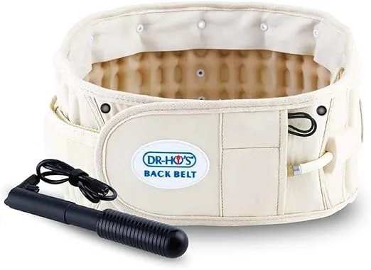 Dr Ho's 2-in-1 Decompression Essential Package - Helps with Lower Back Pain Relief and Lumbar Support - Size B (42-55 Inches) AND 1 Year Warranty