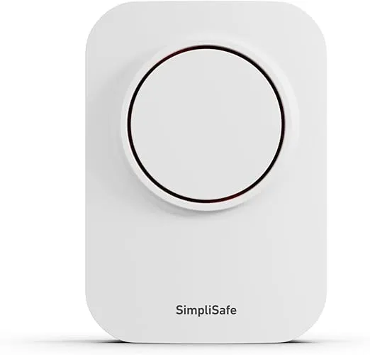 SimpliSafe 105dB Auxiliary Siren - Compatible with Gen 3 Home Security System