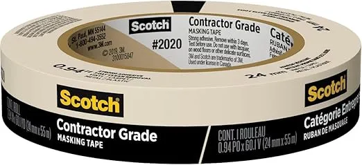 3M 2020-24A 1" Scotch General Purpose Masking Tape