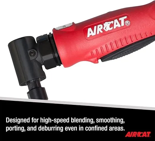 AIRCAT Pneumatic Tools 6255 Composite Right Angle Die Grinder 20,000 RPM