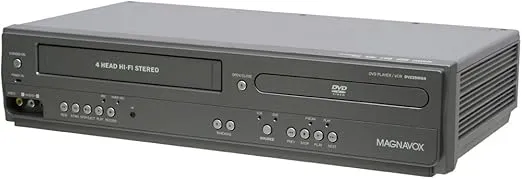 Magnavox DV225MG9 DVD Player and 4 Head Hi-Fi Stereo VCR with Line-in Recording