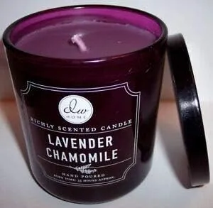 DW Home Medium Single Wick Candle, Lavender Chamomile