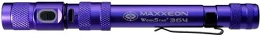 MAXXEON WorkStar® 364 UV Professional Rechargeable UV 395 nm A/C Leak Detection Penlight - 600 mW