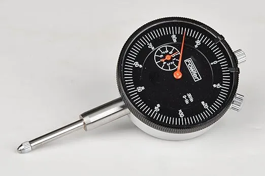 Fowler 52-520-109-0, Adg Dial Indicator With 0-1" Measuring Range (Black)
