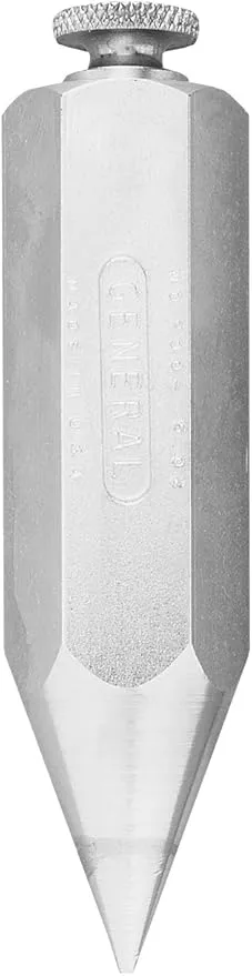 General Tools 790-5 Hexagon Steel Plumb Bob, 5 Ounce