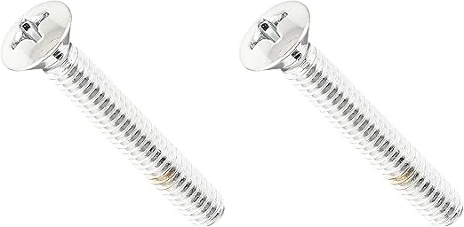 Delta Faucet RP6404 Overflow Plate Screws, Chrome