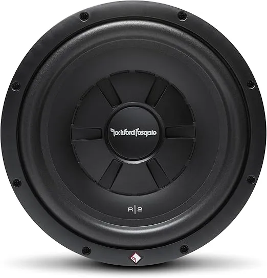 Rockford Fosgate Prime R2SD2-12 Single R2S Slim 12" 2-Ohm DVC Shallow Subwoofer - 250 Watts RMS / 500 Watts Peak