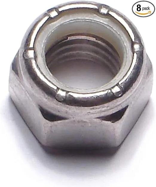 014973192167 Nylon Insert Lock Nuts, 7/16-14, Piece-8