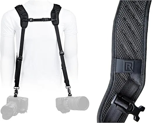 BLACKRAPID Blackline II Double Camera Harness - Best Double Camera Strap