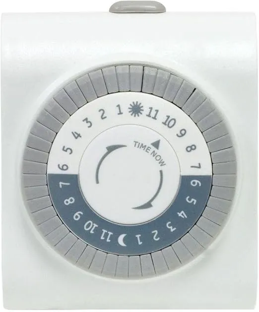 Defiant 15-Amp 24-Hour Plug-In Mechanical Big Button Timer