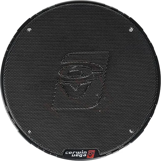 CERWIN-Vega! HED Series 6.5" 3-Way Coaxial Car Speakers, 4Ω, 60W RMS/340W MAX Power, Superior Car Audio System, Durable Steel Frame, Graphite Cone, PEI Tweeter for Enhanced Car Speaker H7653