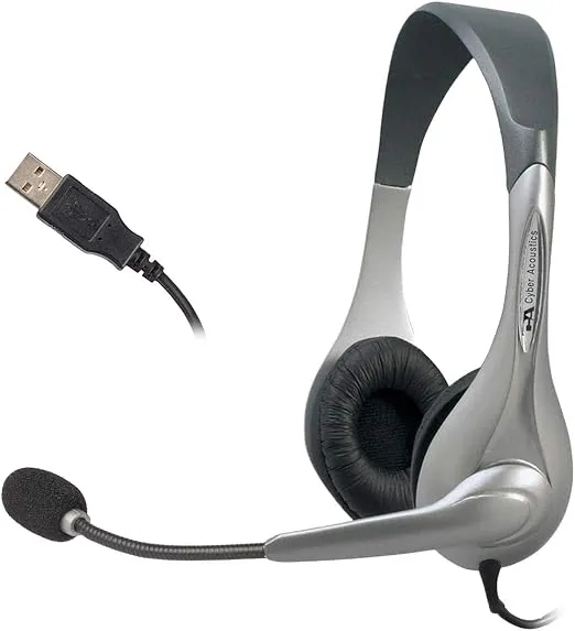 Cyber Acoustics USB Stereo Headset (AC-851B)