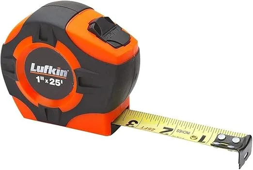 Lufkin TAPE,1"X25',HI-VIZ ORANGE PHV1425N Measuring & Layout Tapes