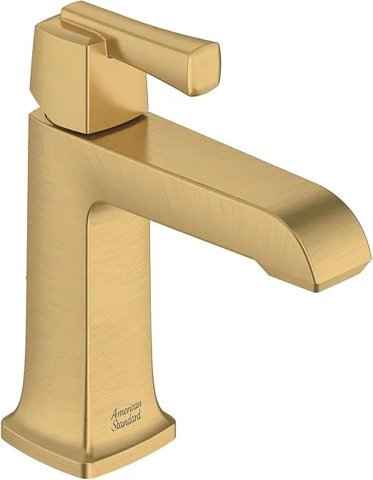 American Standard 7353101.GN0, Townsend Single Hole Single-Handle Bathroom Faucet 1.2 GPM , Brushed Cool Sunrise (Gold)