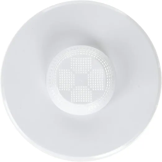 PlumbCraft 7638300T Plastic Drain Guard Kitchen Sink Strainer, White