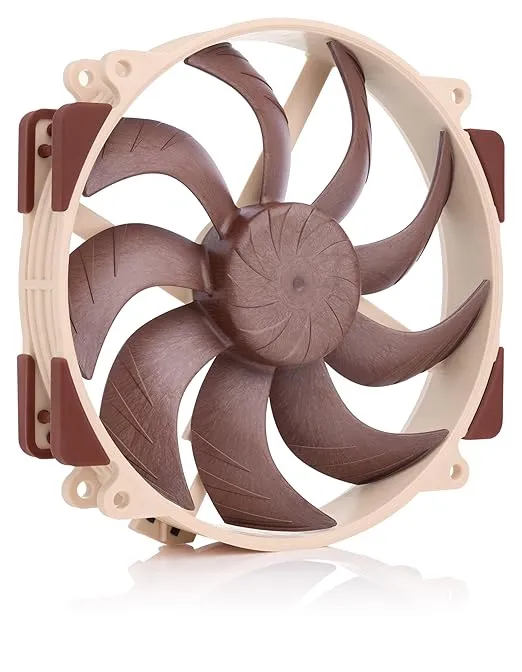 Noctua NF-A14x25r G2 PWM, Premium-Quality Quiet Round-Frame 140mm PC Fan, 4-pin (Brown)