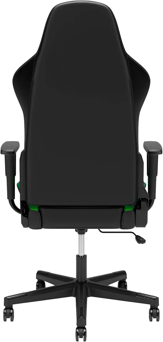 RESPAWN 110 Gaming Chair - Gamer Chair PC Computer Chair, Ergonomic Gaming Chairs, Office Chair with Integrated Headrest, Gaming Chair for Adults 135 Degree Recline with Angle Lock - Green