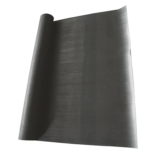 Rubber-Cal 03_167_W_FR_08 Fine Rib Corrugated Rubber Floor Mats, Thick x 3ft x 8ft Runners, Black