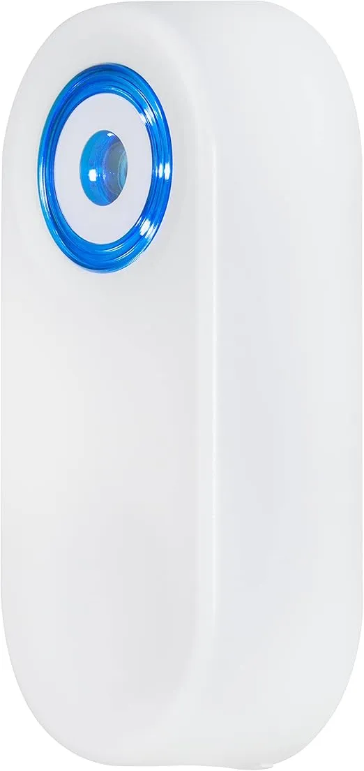 Power Gear Decoy Security Camera, Battery Operated, Flashing Blue LED Light, Easy to Install, Fake Surveillance, Home Protection, Indoor or Outdoor Security, White, 61867