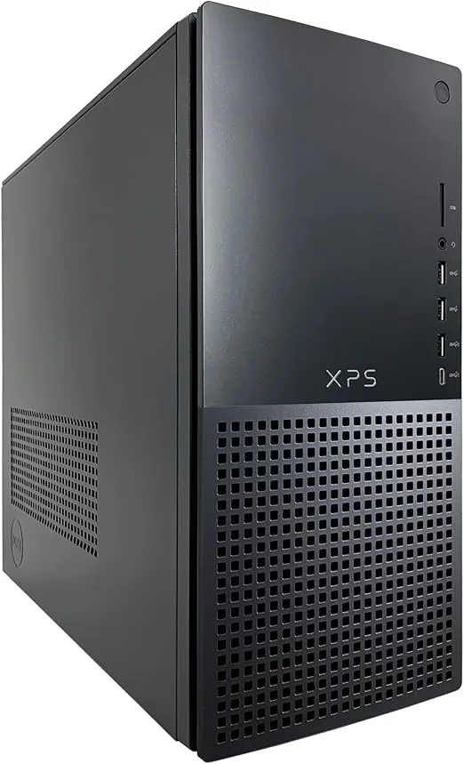 Dell XPS 8960 Tower Desktop Computer - 13th Gen Intel Core i7-13700 16-Core up to 5.20 GHz CPU, 64GB DDR5 RAM, 1TB NVMe SSD, GeForce RTX 3050 8GB GDDR6, Killer Wi-Fi 6E, Windows 11 Home