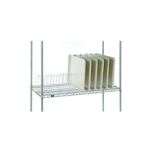 Nexel Tray Drying/Storage Rack, Clear Epoxy Finish, 24" W x 16" L x 8½"H