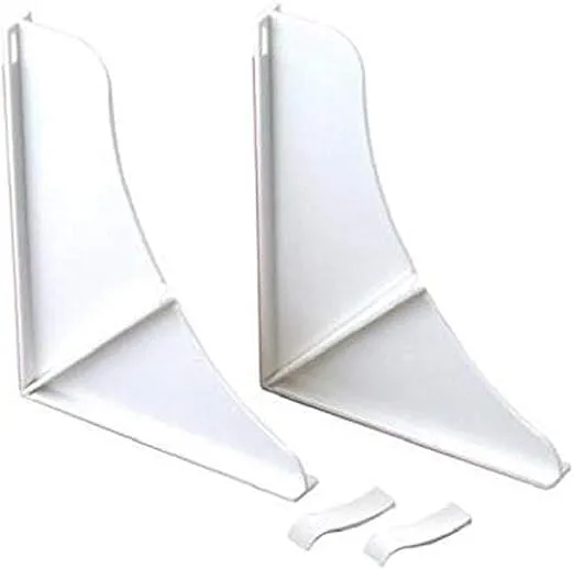 Delta Faucet Peerless 76814WH Splash Guards Shower, White