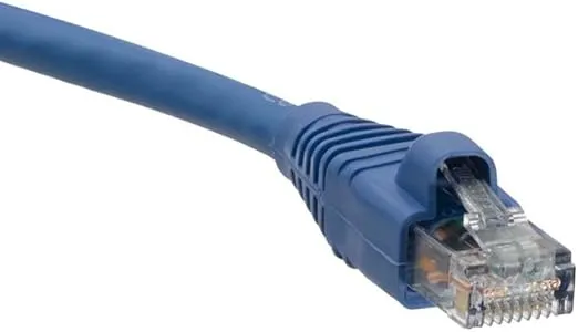 Leviton 62460-7L eXtreme 6+ Standard Patch Cord, CAT 6, 7-Foot Length, Blue