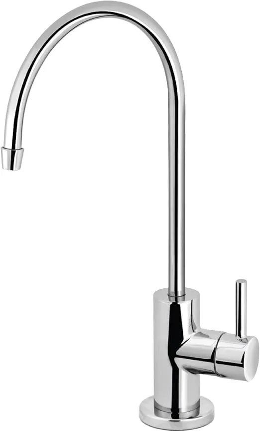 Express Water Modern Chrome Water Filter Faucet โ Drinking Water Faucet โ Reverse Osmosis Filtration System and Kitchen Sink Beverage Faucet โ Simple 3-Piece Easy Install Faucet