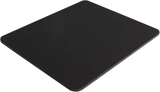 Belkin Standard 8-Inch by 9-Inch Computer Mouse Pad with Neoprene Backing and Jersey Surface (Black) (F8E089-BLK) (4 Pack)